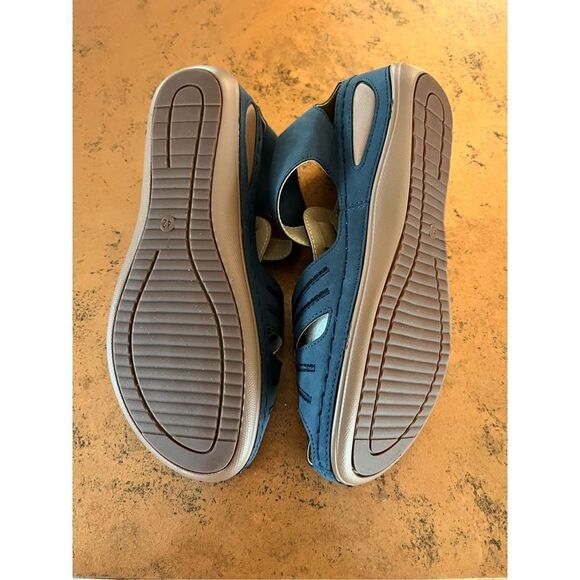 NEW Sandals Ankle Strap Comfortable Round Toe Shoes 9.5 - Picture 7 of 7